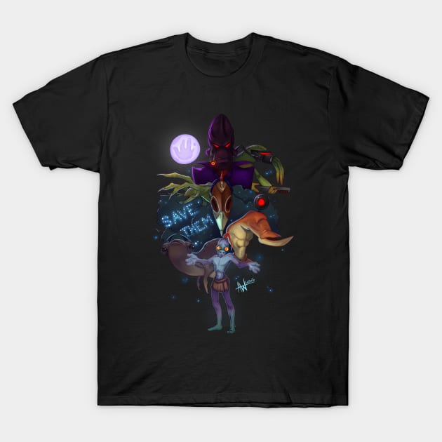 Abe's Oddysee T-Shirt by Lushie